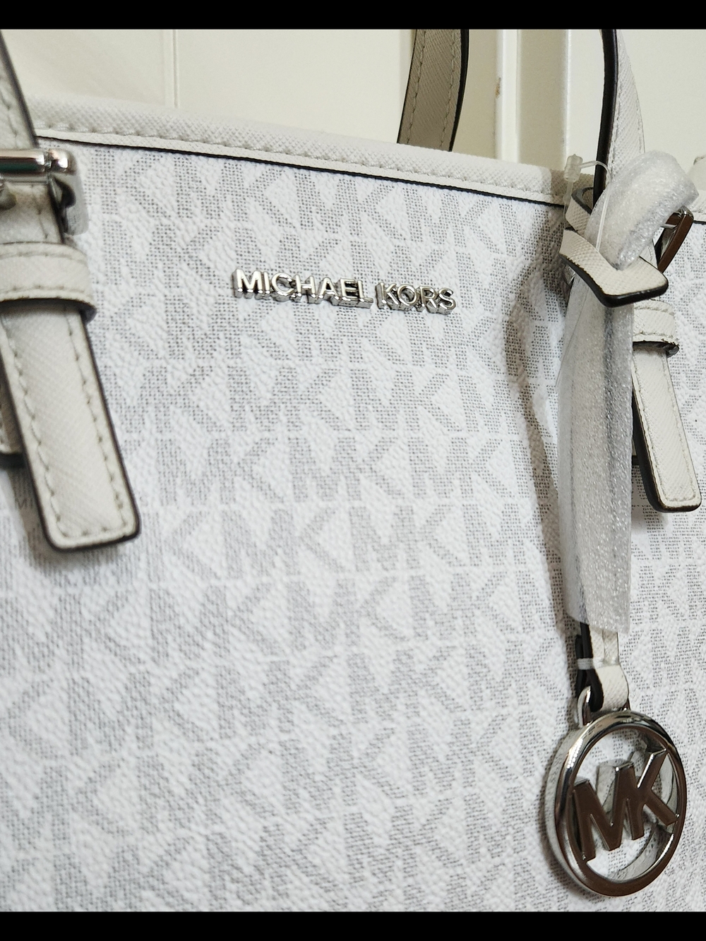 Michael Kors Jet Set Travel Extra-Small Logo Top-Zip Tote bag - Picture 3 of 7
